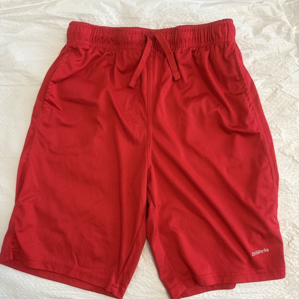 Boys Size 14 Shorts Lot Black Red Grey Blue